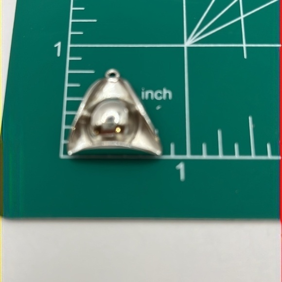 925 Sterling Silver Vintage Tricorn Hat Design Charm Pendant - Picture 6 of 6